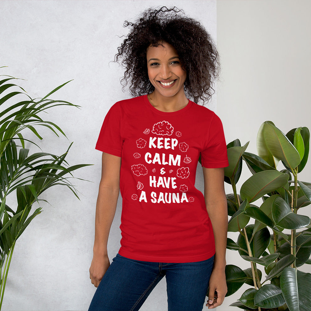 Keep Calm Finnish Sauna T-Shirt - Finnish t-shirt from Very Finnish Problems