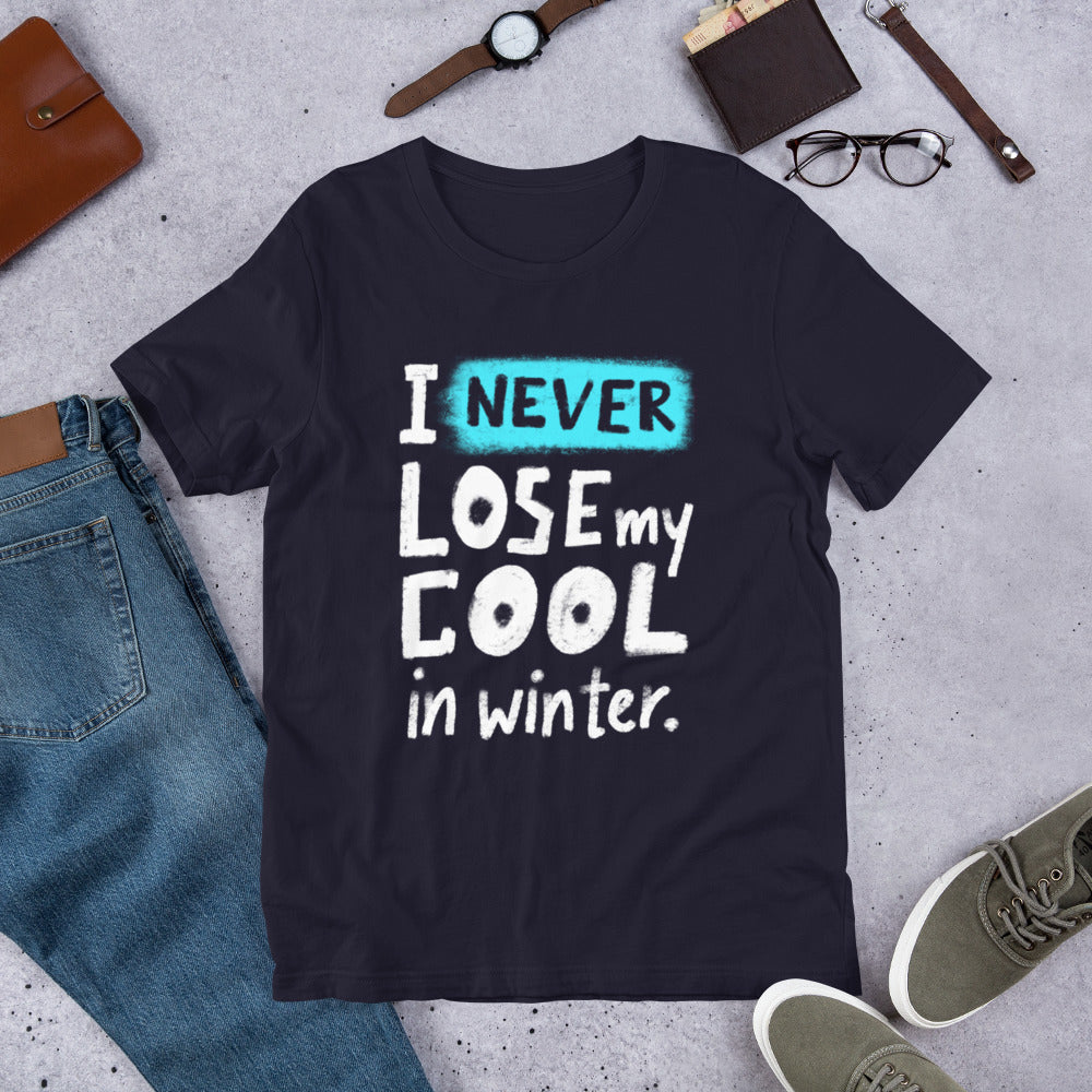 Never Lose My Cool Finnish Winter T-Shirt - Finnish t-shirt from Very Finnish Problems