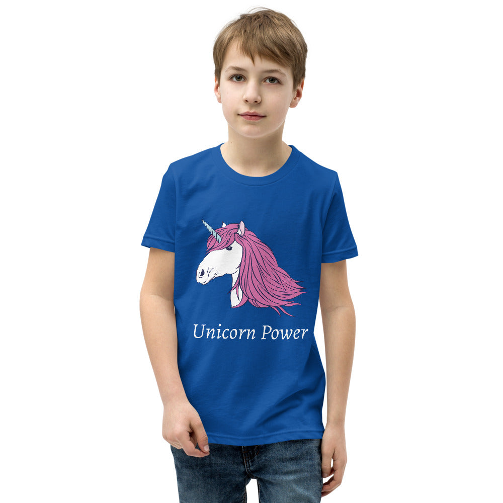 Unicorn Power Finnish Humour Youth T-Shirt - Finnish youth t-shirt from Very Finnish Problems