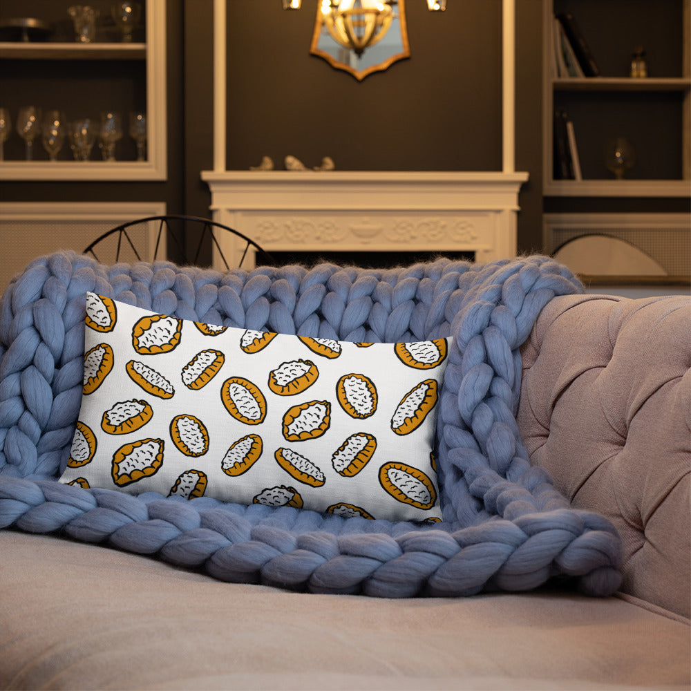 Karjalanpiirakka Finnish Food Pillow - Finnish pillow from Very Finnish Problems