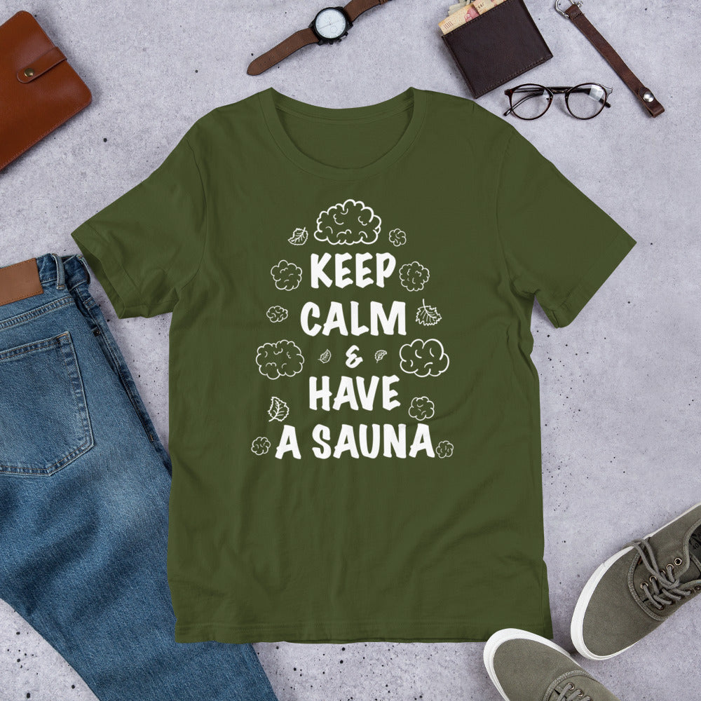 Keep Calm Finnish Sauna T-Shirt - Finnish t-shirt from Very Finnish Problems