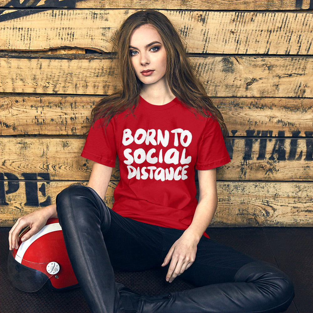 Born to Social Distance Finnish Introvert T-Shirt - Very Finnish Problems official t-shirt