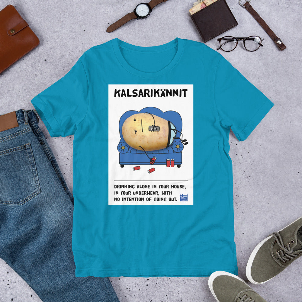 Kalsarikännit Finnish Introvert T-Shirt - Finnish t-shirt from Very Finnish Problems