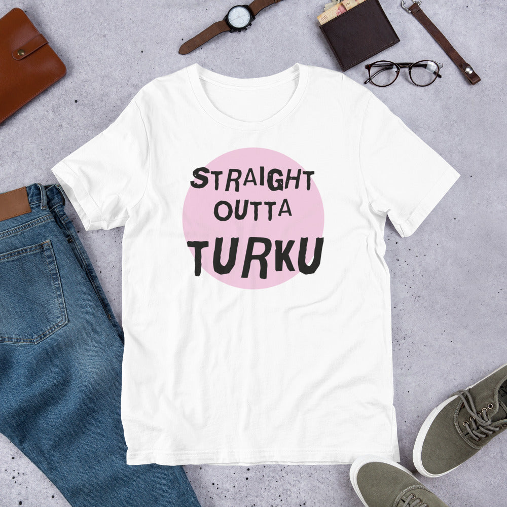 Straight Outta Turku Finnish Culture T-Shirt - Very Finnish Problems official t-shirt