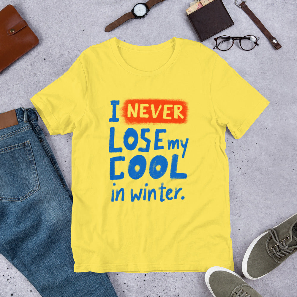 Never Lose My Cool Finnish Winter T-Shirt - Finnish t-shirt from Very Finnish Problems