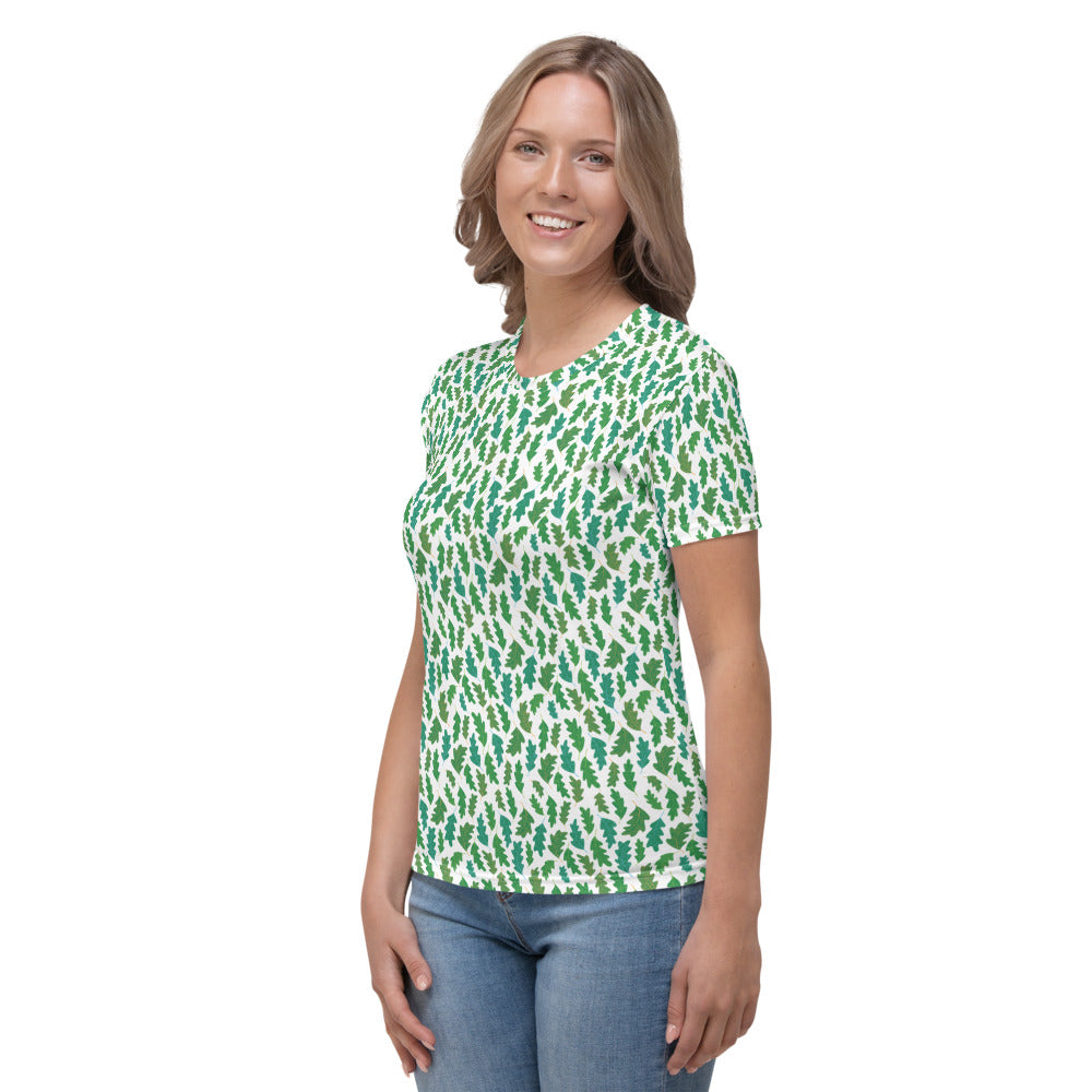 Forest Leaves Finnish Nature Women's T-Shirt - alternate view - Very Finnish Problems