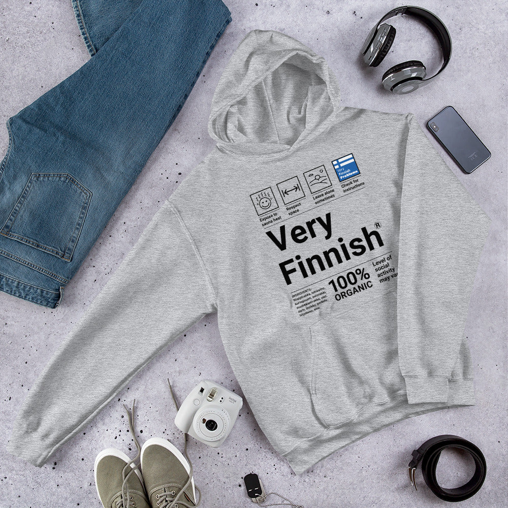 Very Finnish Service Manual Winter Hoodie - Finnish hoodie from Very Finnish Problems