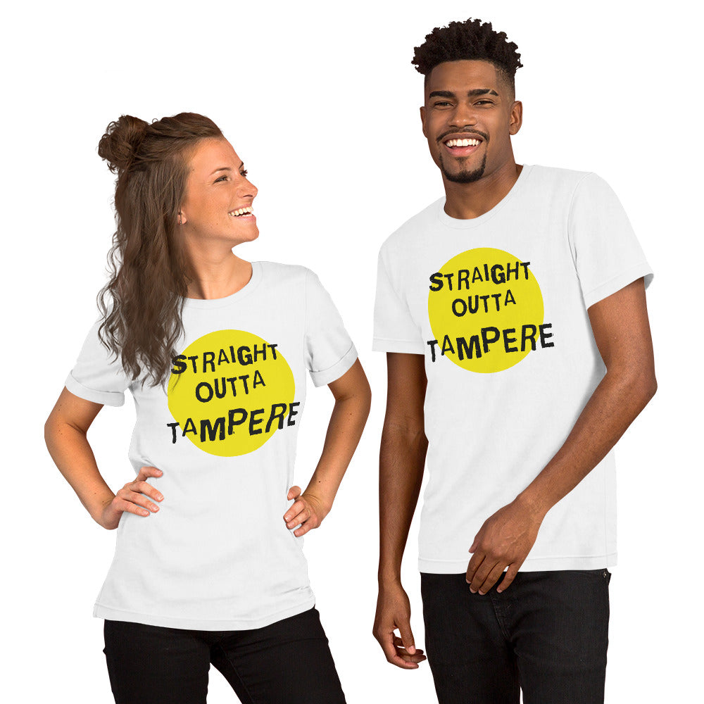 Straight Outta Tampere Finnish Culture T-Shirt - Finnish t-shirt from Very Finnish Problems