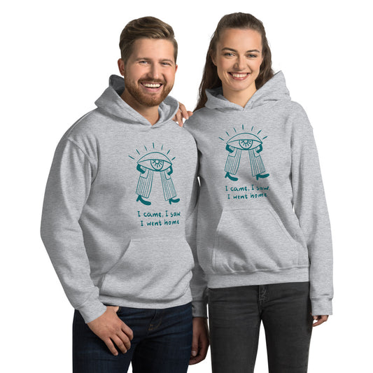 Came saw went home Finnish Introvert Hoodie - alternate view - Very Finnish Problems
