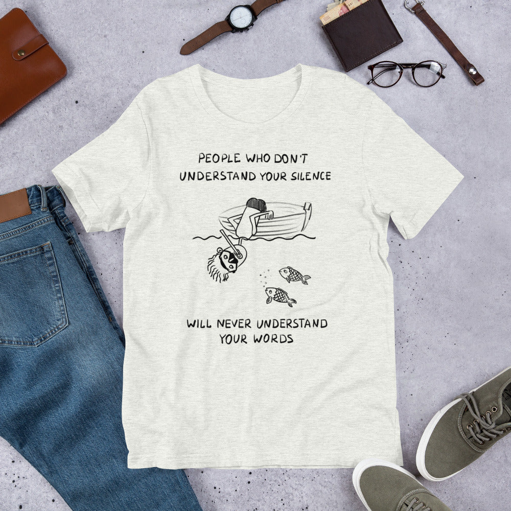 Silence is Golden Finnish Introvert T-Shirt - Finnish t-shirt from Very Finnish Problems