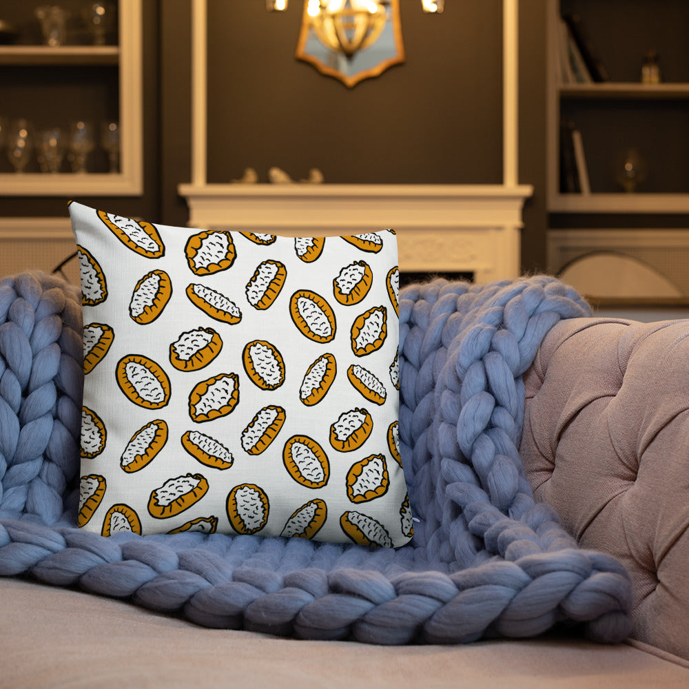 Karjalanpiirakka Finnish Food Pillow - Finnish pillow from Very Finnish Problems
