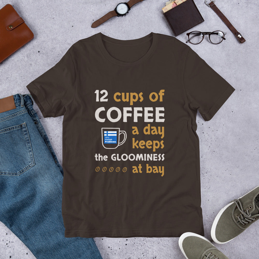 Minimum Coffee Needed for Finnish T-Shirt - alternate view - Very Finnish Problems