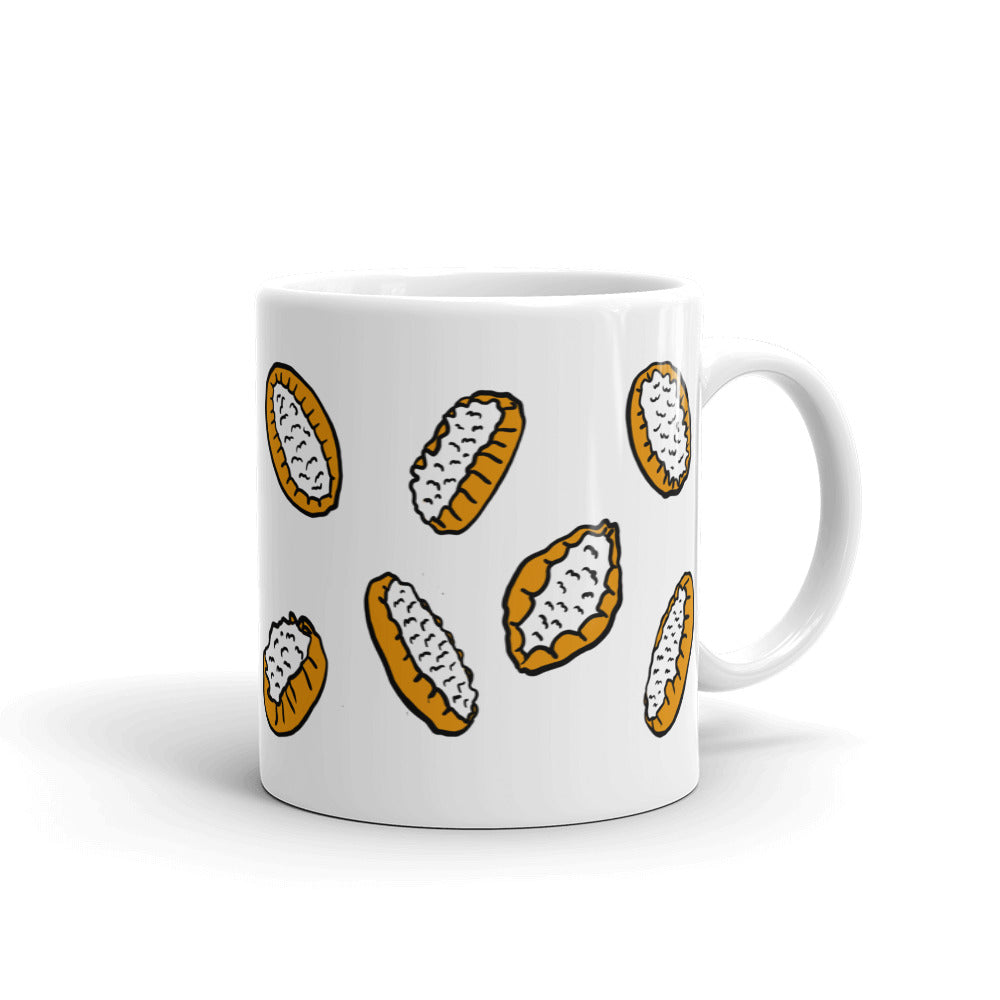 Feed Me Karjalanpiirakka Finnish Food Mug - alternate view - Very Finnish Problems