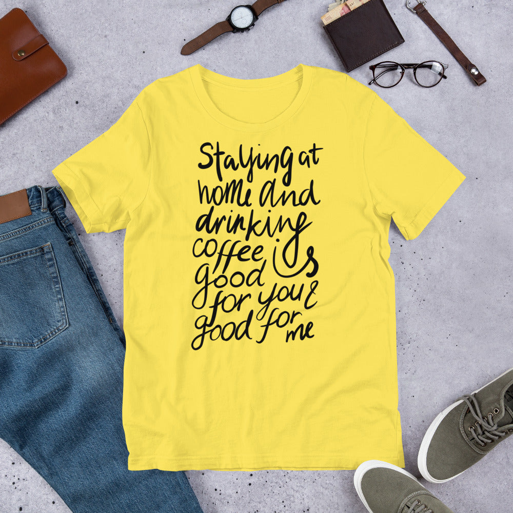 Coffee is good for you + me Finnish T-Shirt - Finnish t-shirt from Very Finnish Problems