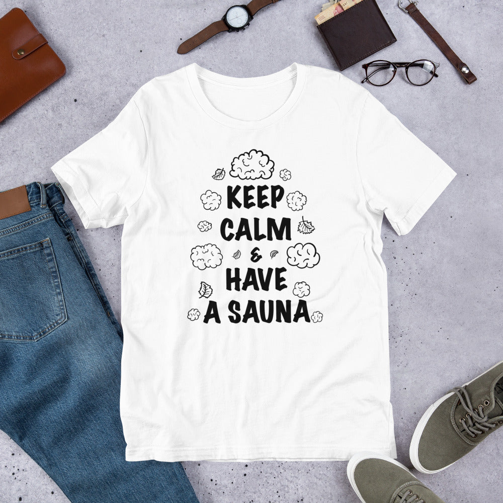 Keep Calm Finnish Sauna T-Shirt - Finnish t-shirt from Very Finnish Problems