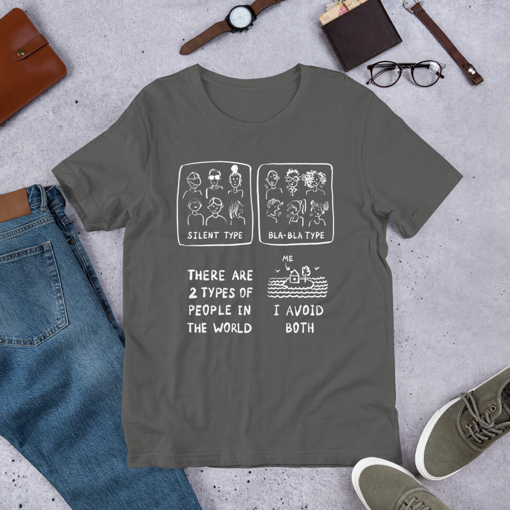 Two Types of People I Finnish Introvert T-Shirt - Finnish t-shirt from Very Finnish Problems