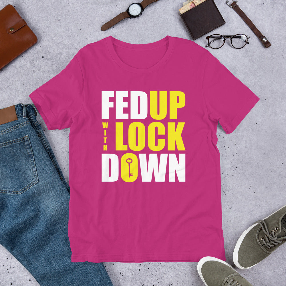 Fed Up with Lockdown Finnish Introvert T-Shirt - Finnish t-shirt from Very Finnish Problems