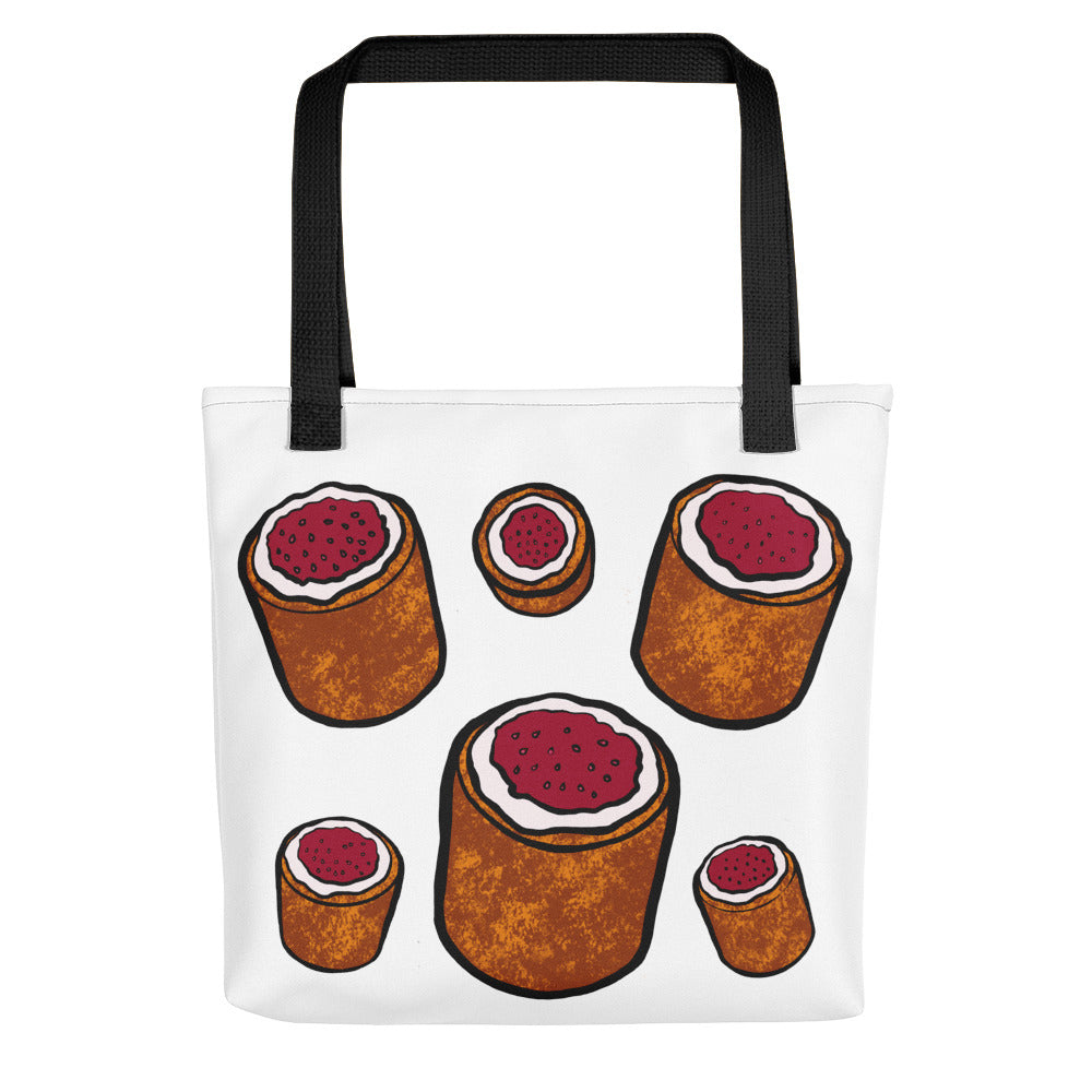 Feed Me Runeberg Torte Finnish Food Tote Bag - Very Finnish Problems official tote bag