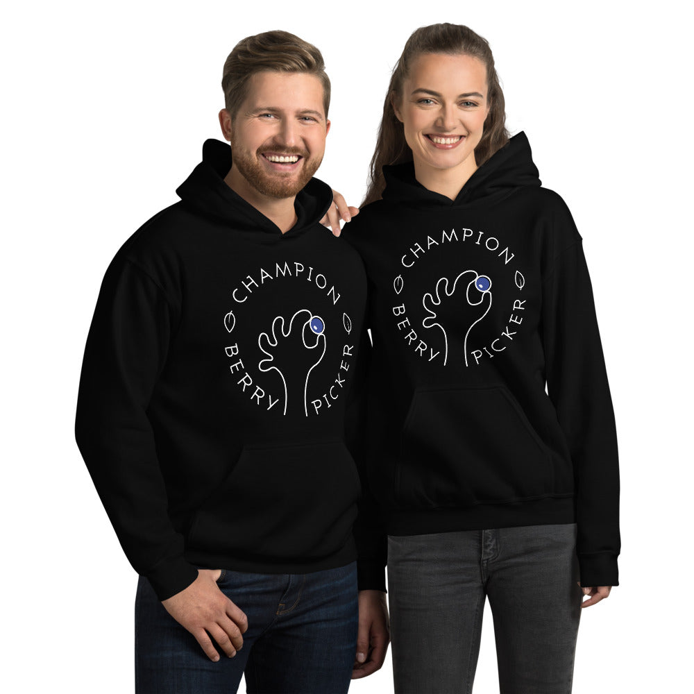Champion Blueberry Picker Finnish Nature Hoodie - Finnish hoodie from Very Finnish Problems