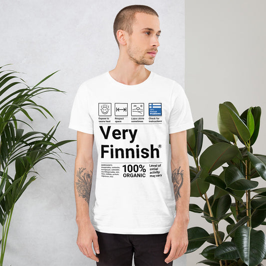 Very Finnish Service Manual Winter T-Shirt - Very Finnish Problems official t-shirt