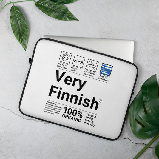 Very Finnish Laptop Sleeve Humour Accessory - Very Finnish Problems official accessory