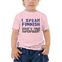 Load image into Gallery viewer, What&#39;s your superpower? Toddler Tee
