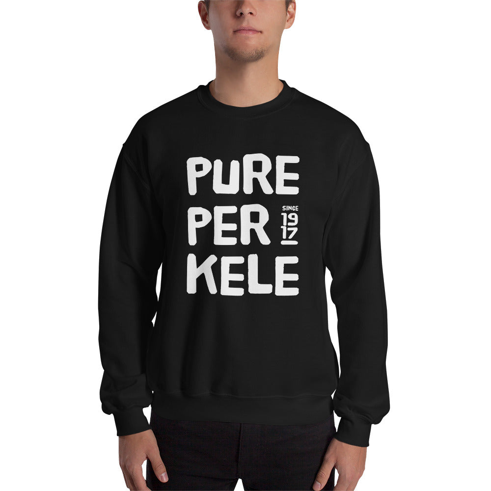 Pure Perkele sin 1917 Finnish Language Sweatshirt - alternate view - Very Finnish Problems