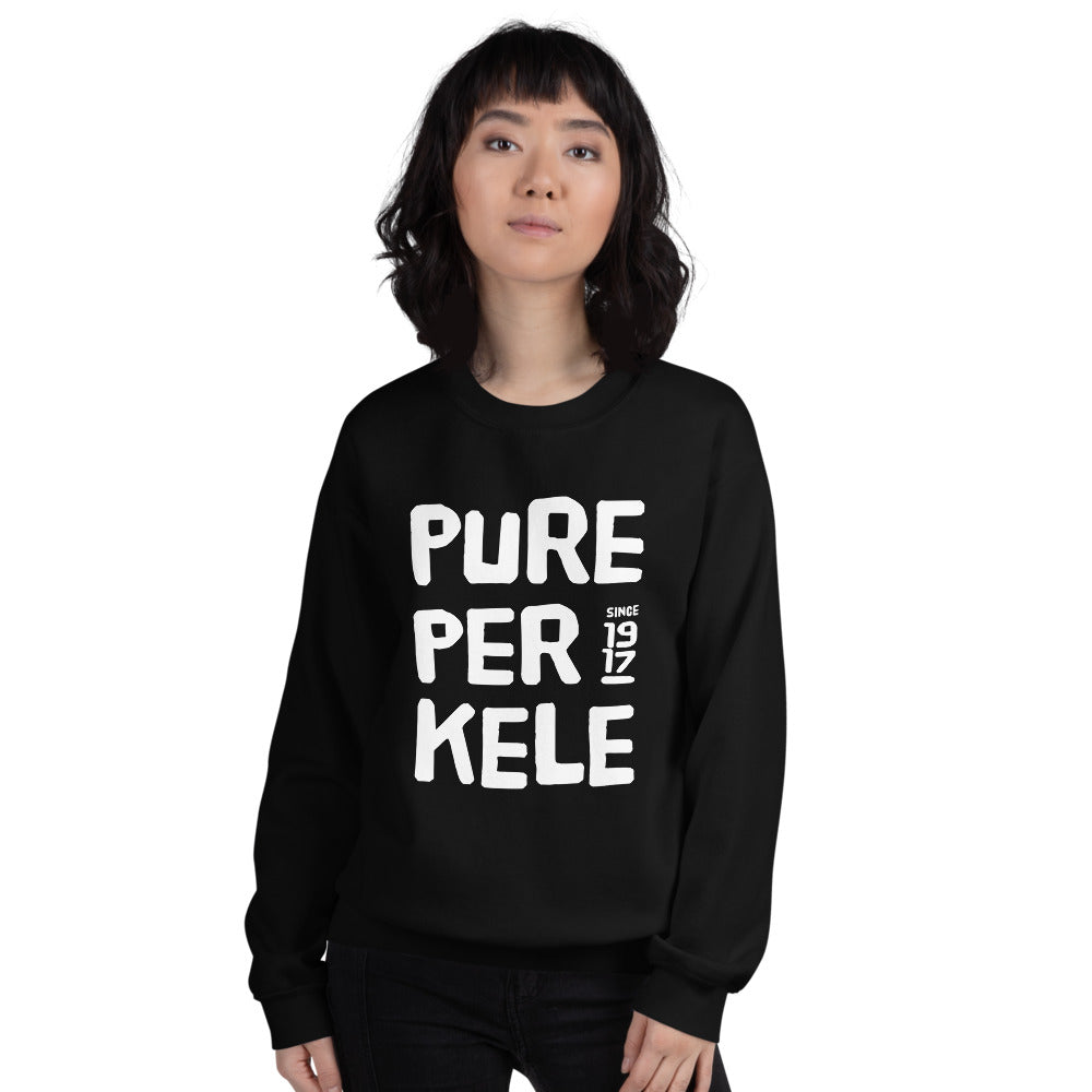 Pure Perkele sin 1917 Finnish Language Sweatshirt - Finnish sweatshirt from Very Finnish Problems