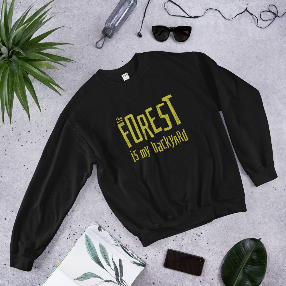 Forest is my backyard Finnish Nature Sweatshirt - Finnish sweatshirt from Very Finnish Problems