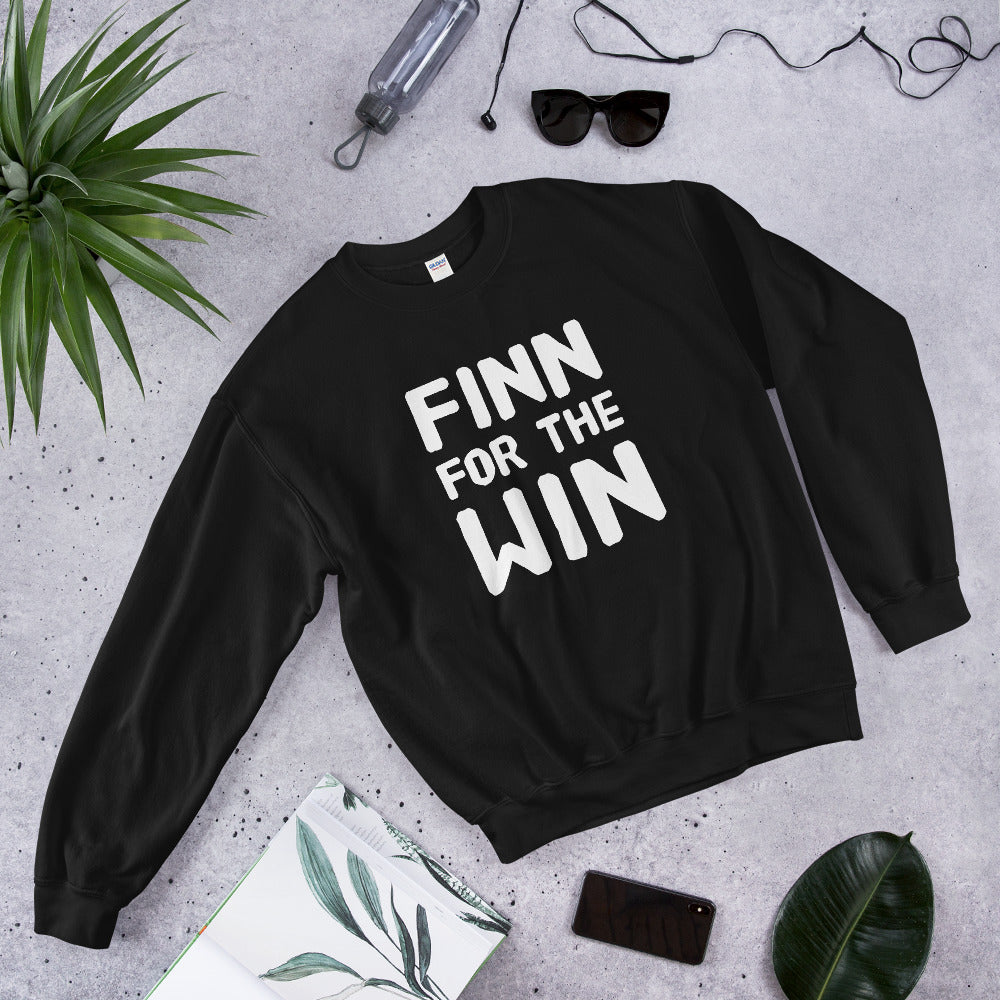 Finn for the win Finnish Sports Sweatshirt - Very Finnish Problems official sweatshirt