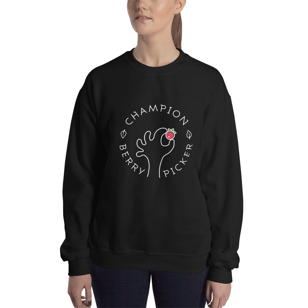 Champion Berry Picker Finnish Nature Sweatshirt - Finnish sweatshirt from Very Finnish Problems