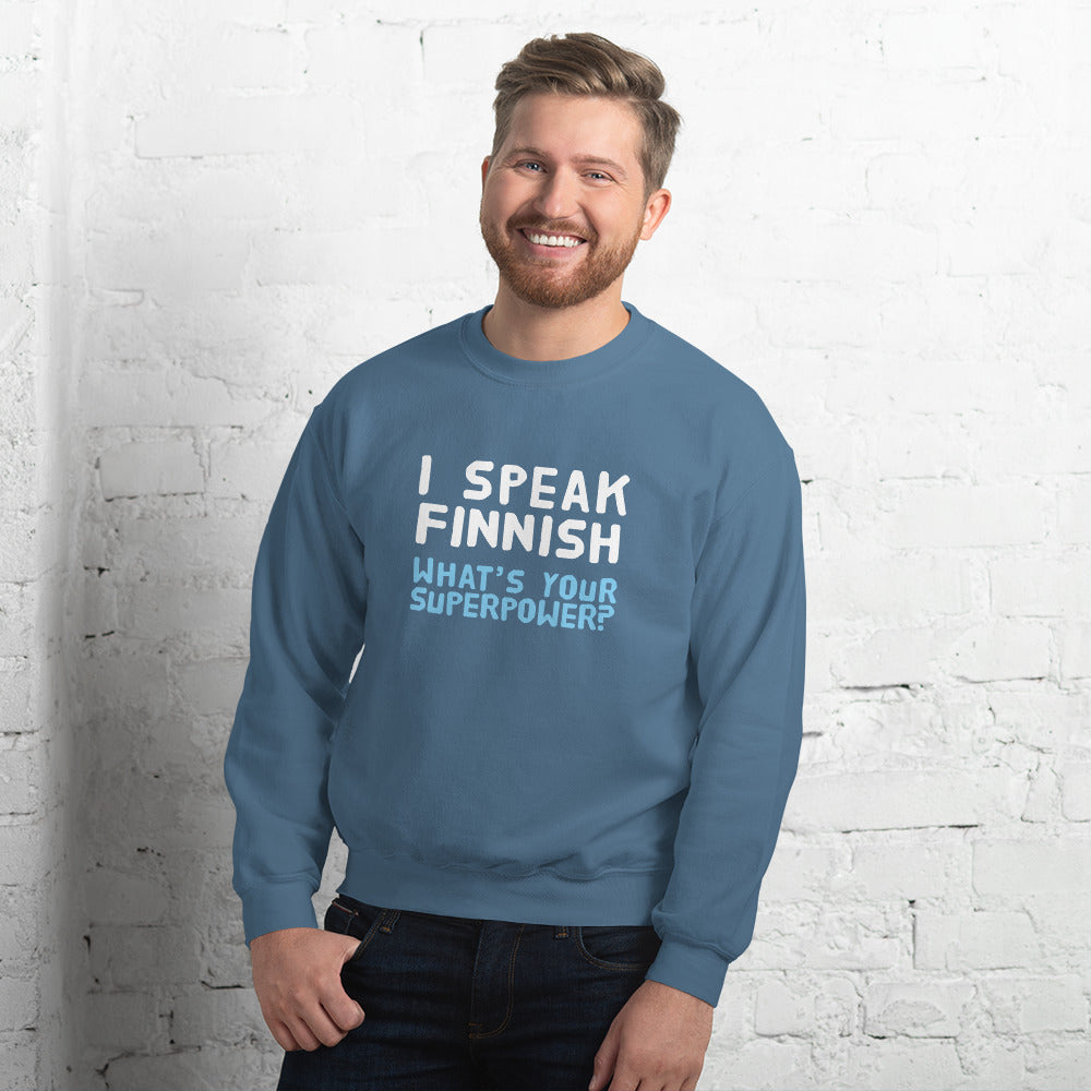 What's your superpower? Finnish Food Sweatshirt - Finnish sweatshirt from Very Finnish Problems