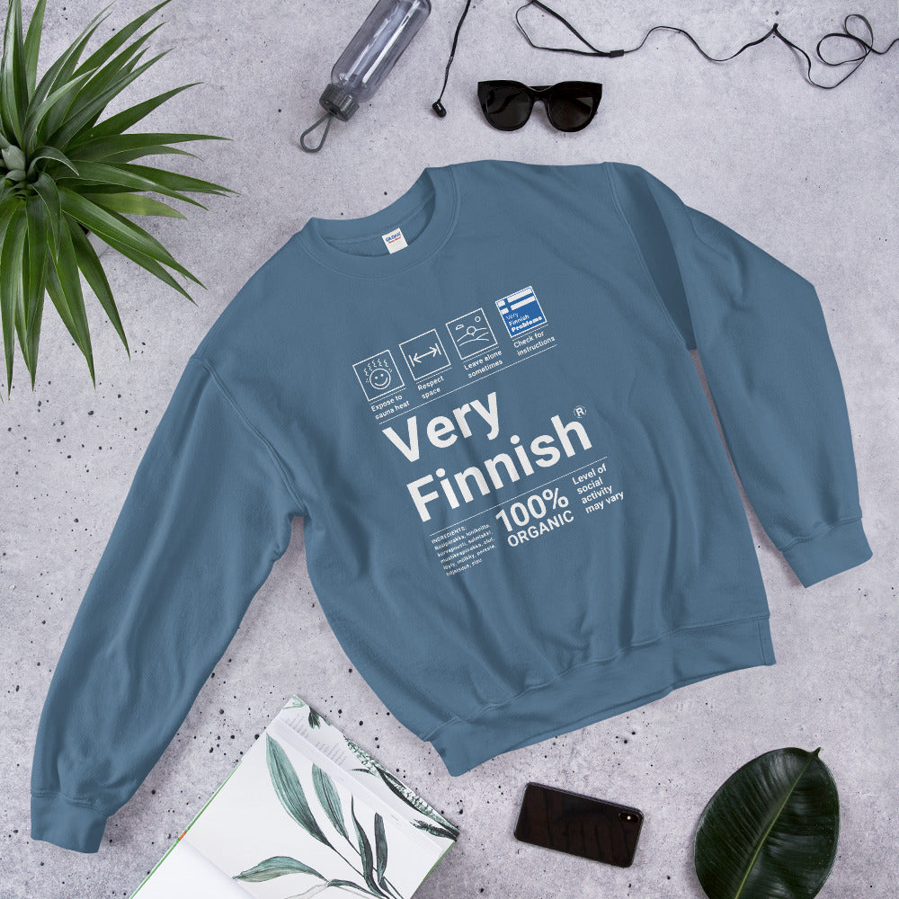 Very Finnish Service Manual Winter Sweatshirt - Finnish sweatshirt from Very Finnish Problems