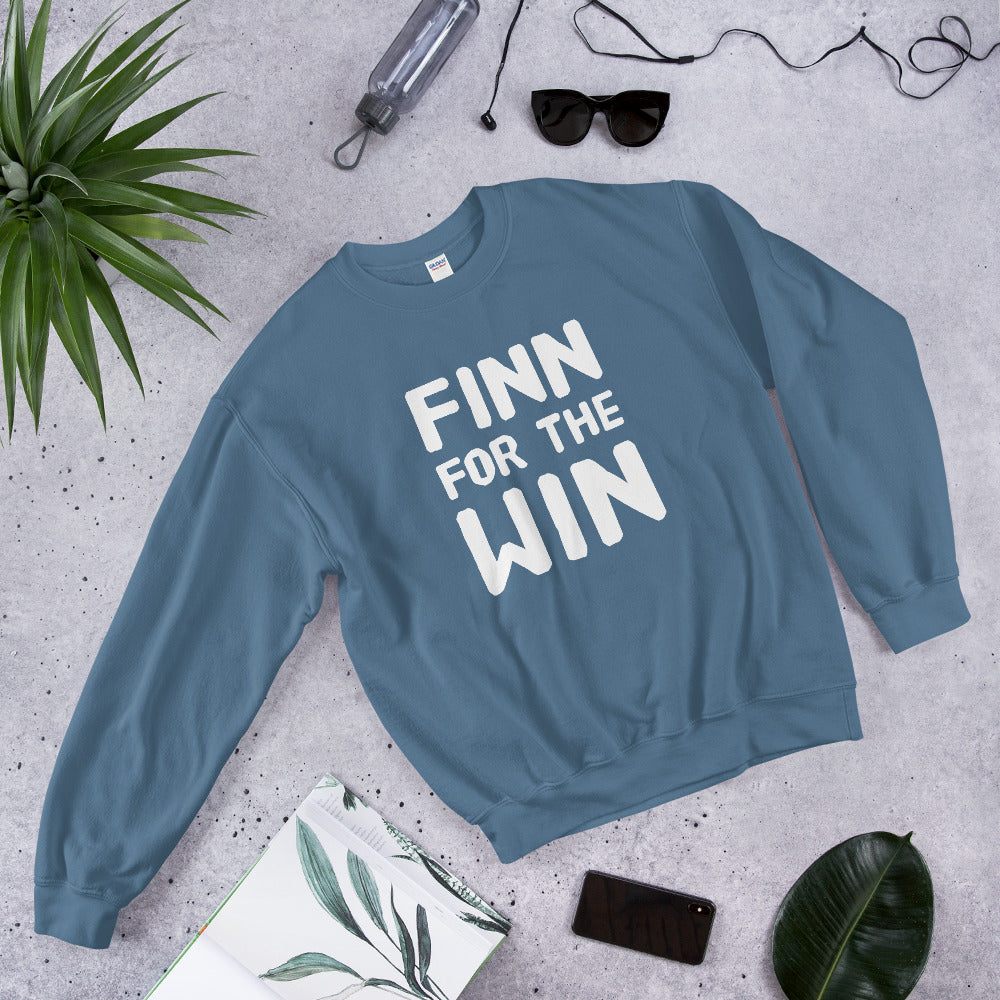 Finn for the win Finnish Sports Sweatshirt - Finnish sweatshirt from Very Finnish Problems