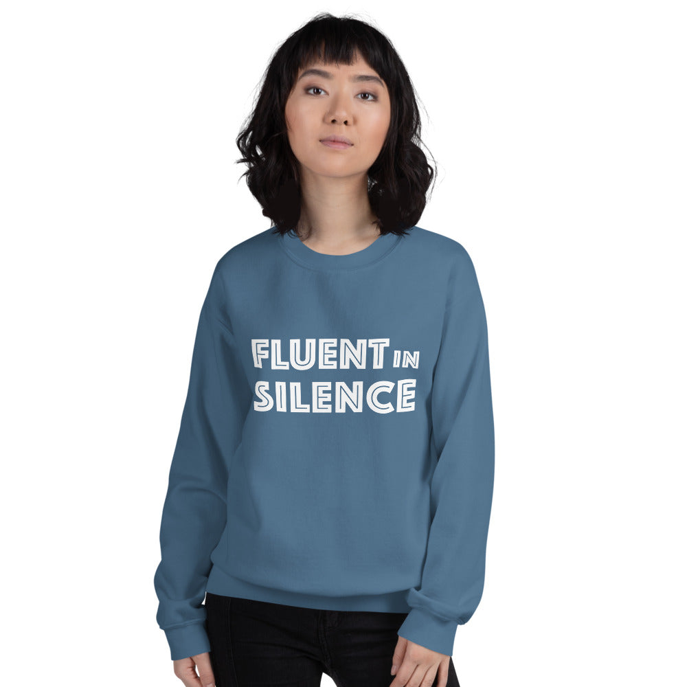 Fluet in silence Finnish Introvert Sweatshirt - Finnish sweatshirt from Very Finnish Problems