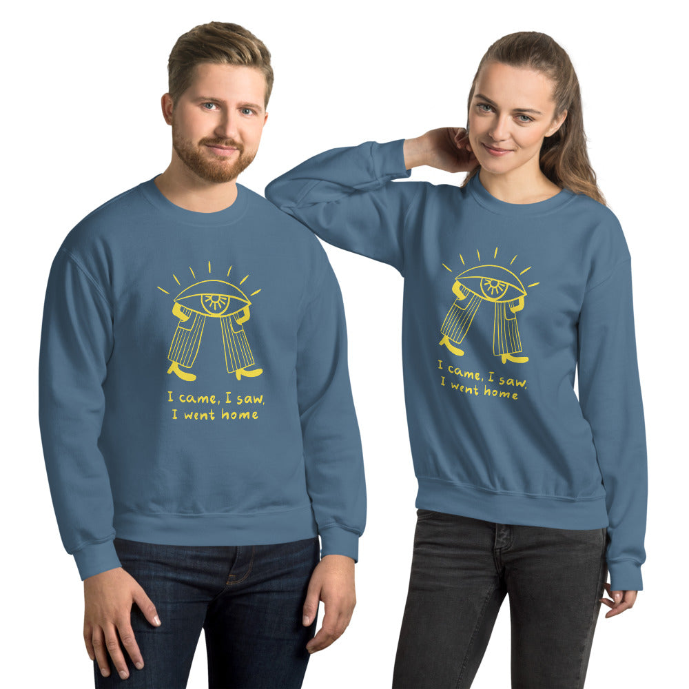 Came saw went home Finnish Introvert Sweatshirt - Finnish sweatshirt from Very Finnish Problems