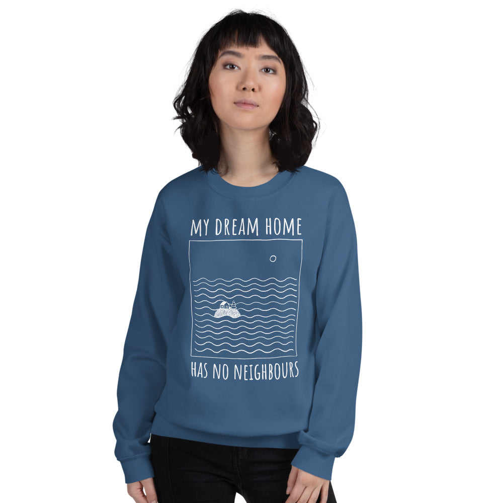 My dream home has... Finnish Summer Sweatshirt - Finnish sweatshirt from Very Finnish Problems