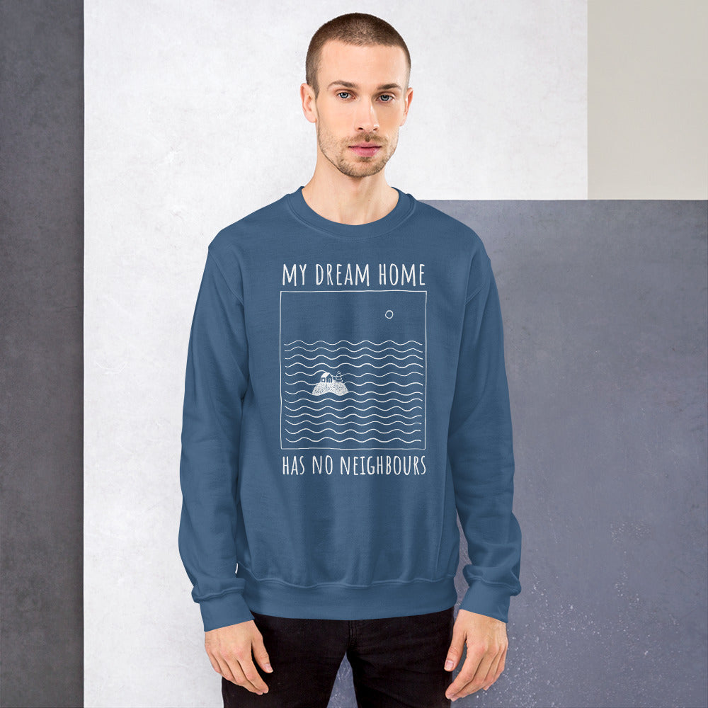 My dream home has... Finnish Summer Sweatshirt - Finnish sweatshirt from Very Finnish Problems