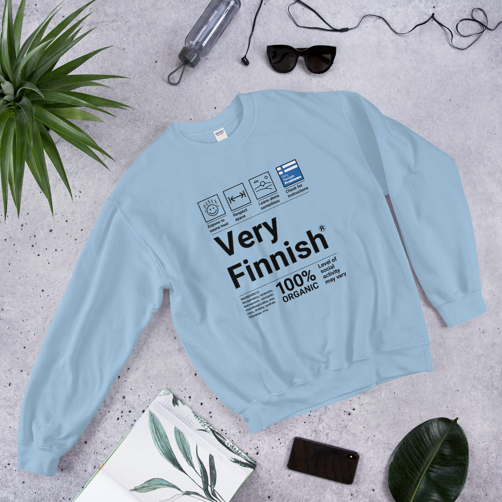 Very Finnish Service Manual Winter Sweatshirt - Finnish sweatshirt from Very Finnish Problems