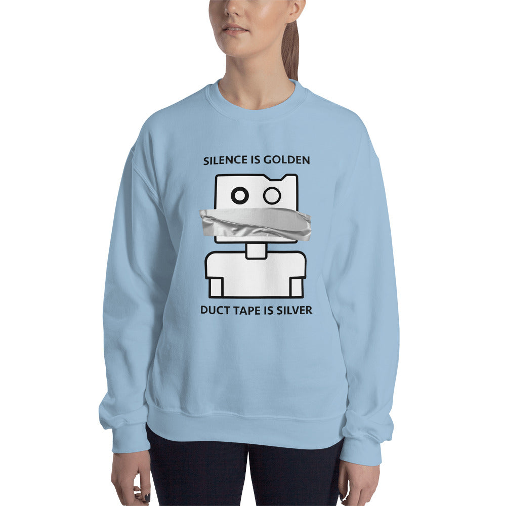 Silence is Golden Finnish Introvert Sweatshirt - Finnish sweatshirt from Very Finnish Problems