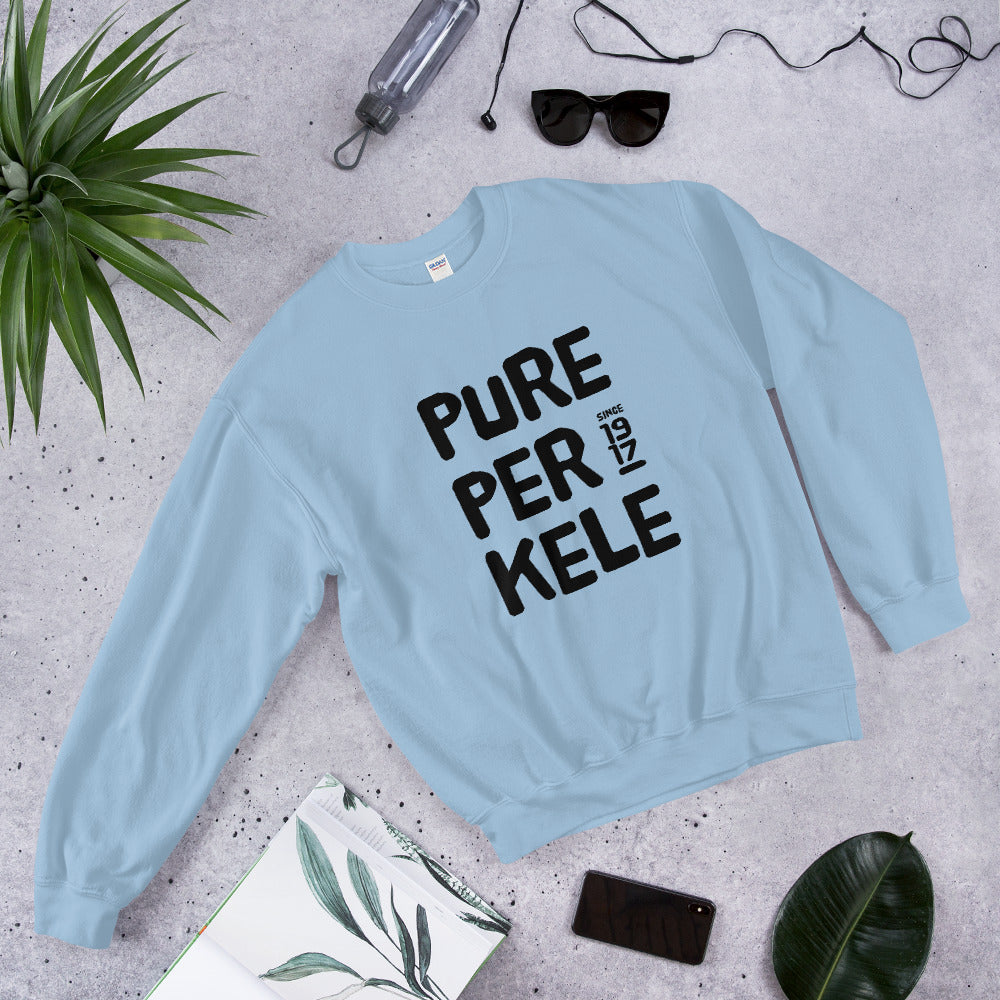 Pure Perkele sin 1917 Finnish Language Sweatshirt - Finnish sweatshirt from Very Finnish Problems