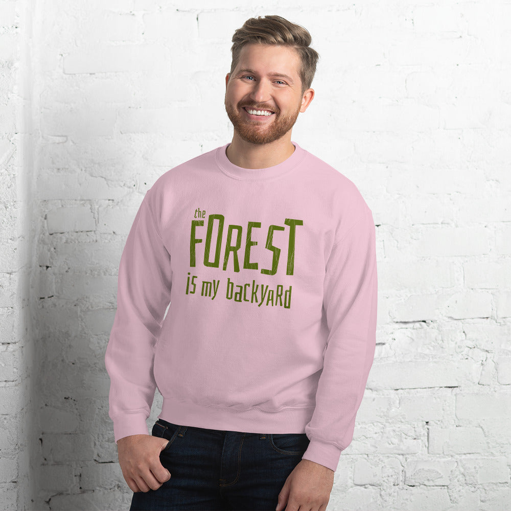 Forest is my backyard Finnish Nature Sweatshirt - Finnish sweatshirt from Very Finnish Problems