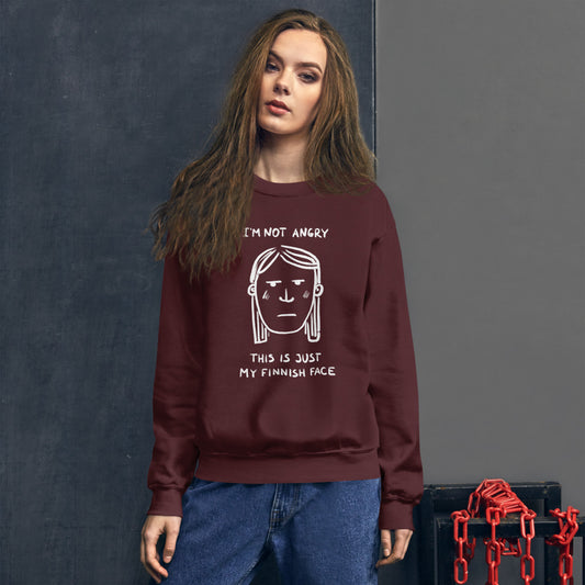 Finnish Face () Food Women's Sweatshirt - alternate view - Very Finnish Problems