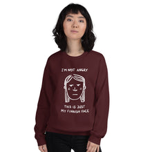 Load image into Gallery viewer, Finnish Face (Female) Unisex Sweatshirt

