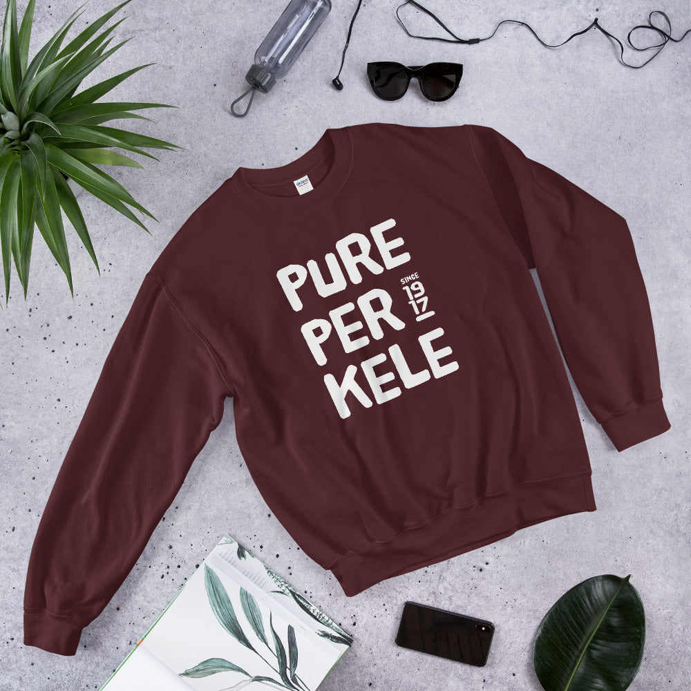 Pure Perkele sin 1917 Finnish Language Sweatshirt - Finnish sweatshirt from Very Finnish Problems