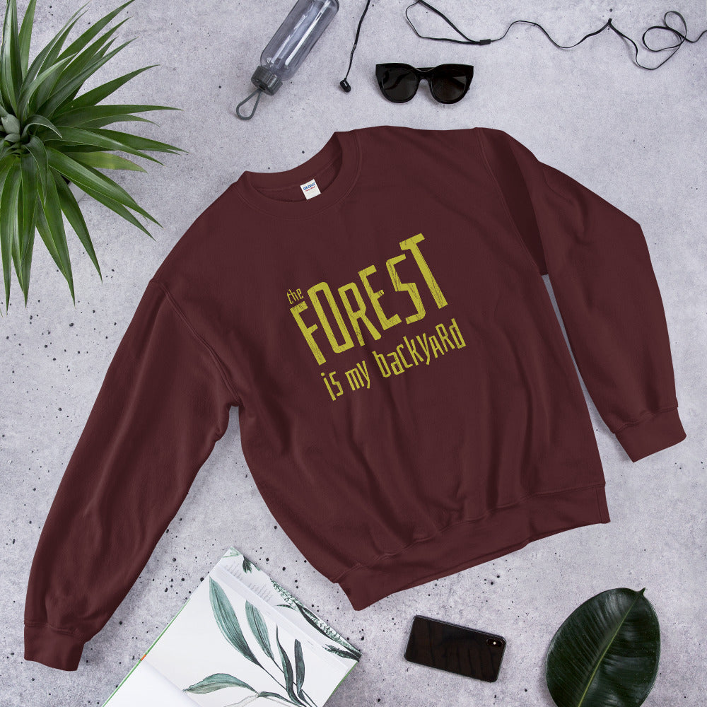 Forest is my backyard Finnish Nature Sweatshirt - Finnish sweatshirt from Very Finnish Problems