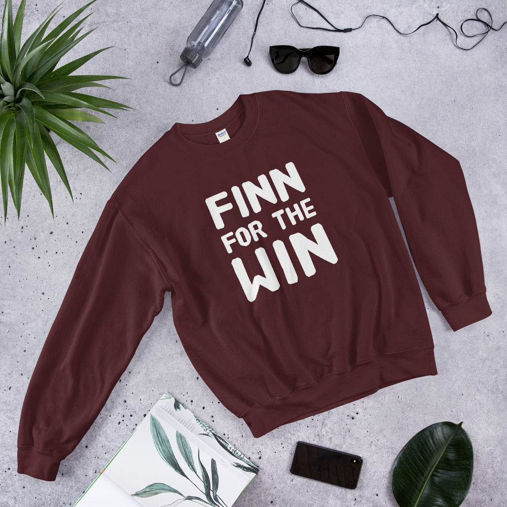 Finn for the win Finnish Sports Sweatshirt - Finnish sweatshirt from Very Finnish Problems