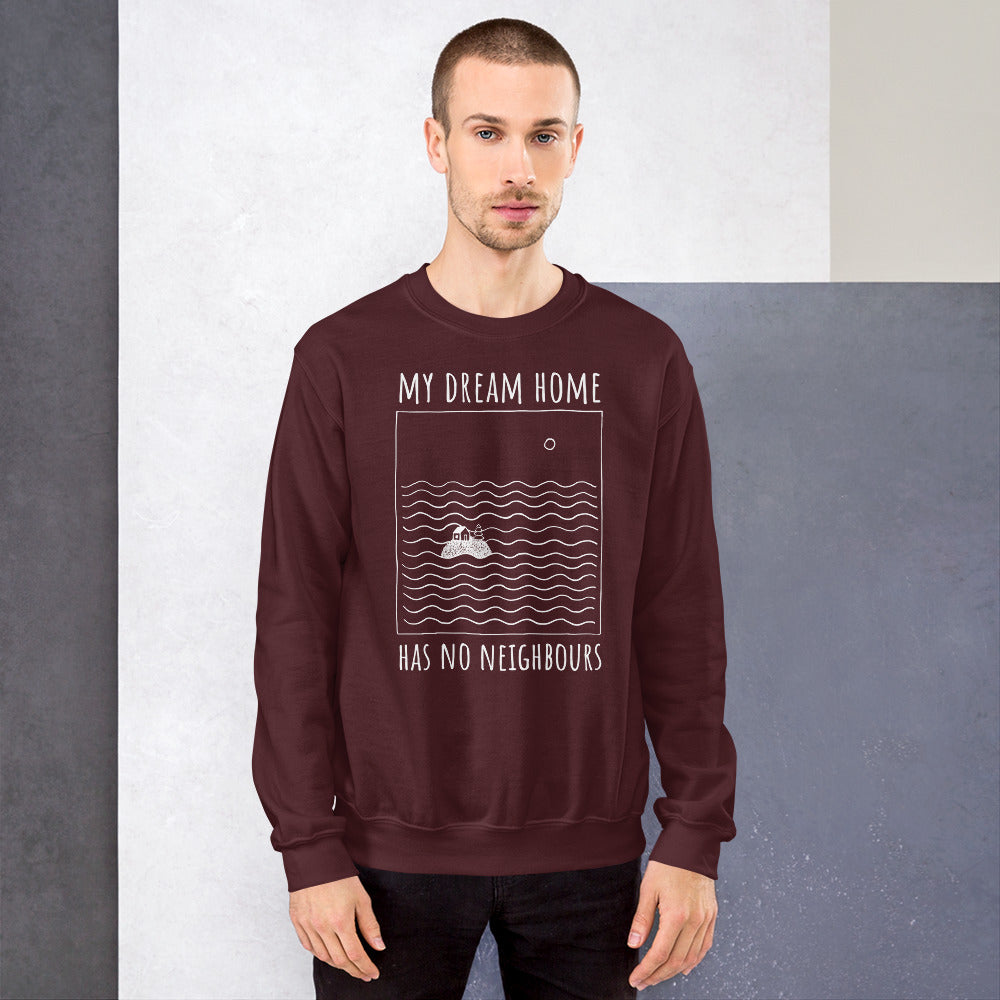 My dream home has... Finnish Summer Sweatshirt - Finnish sweatshirt from Very Finnish Problems