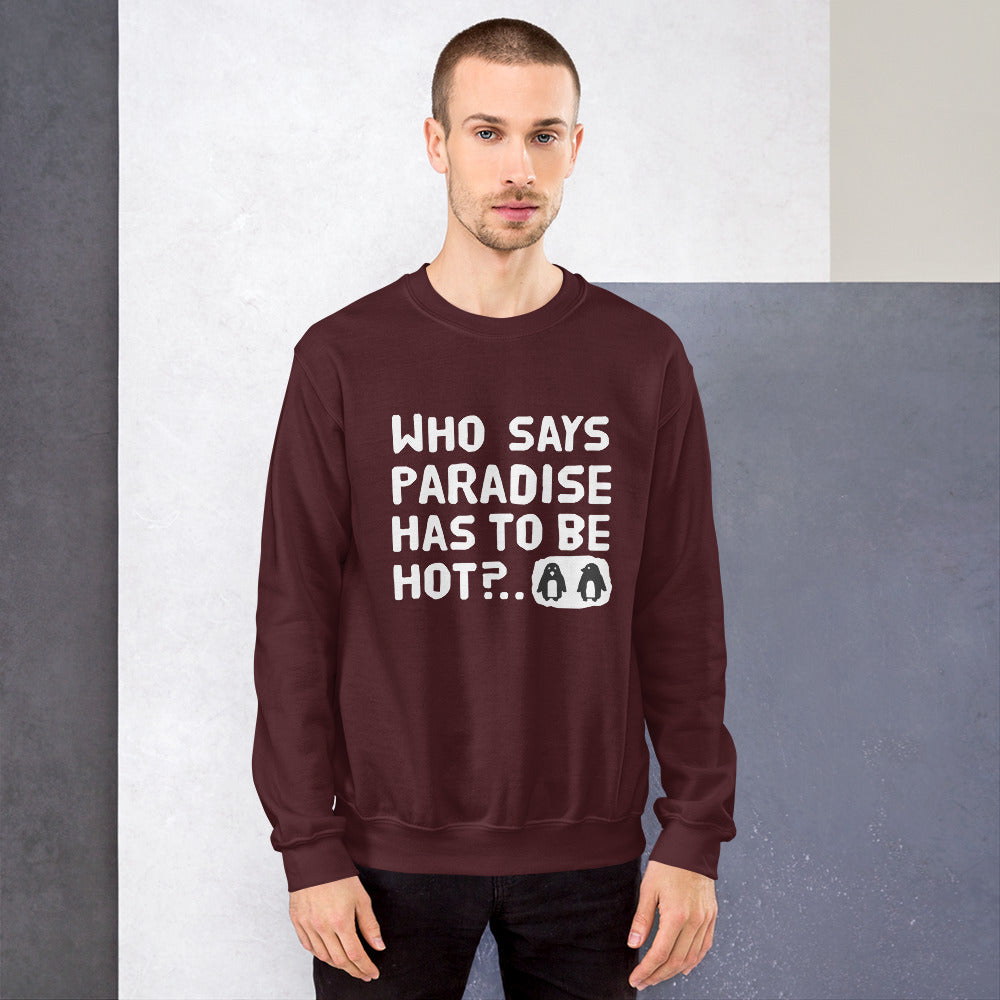 Cold paradise Finnish Nature Sweatshirt - Finnish sweatshirt from Very Finnish Problems