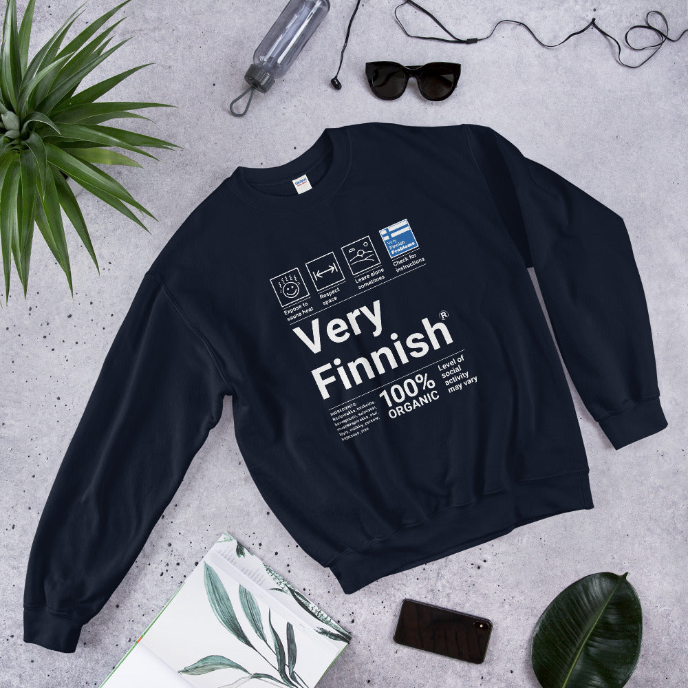 Very Finnish Service Manual Winter Sweatshirt - alternate view - Very Finnish Problems